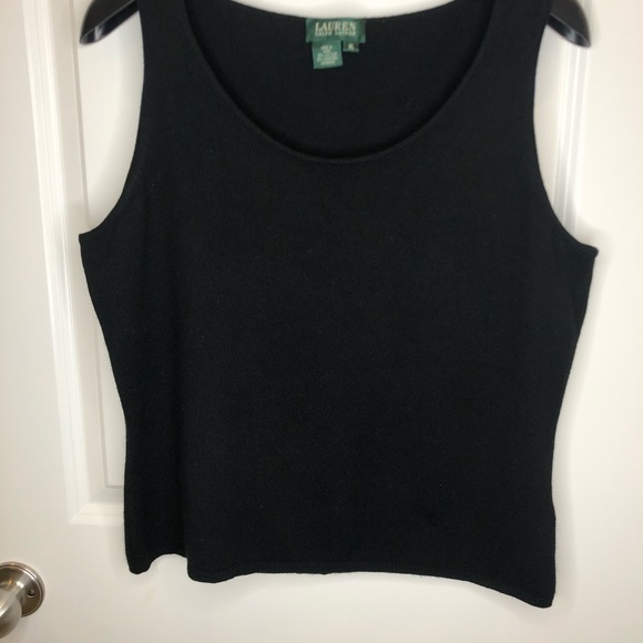 Lauren by Ralph Lauren XL vest silk cashmere - Picture 7 of 8